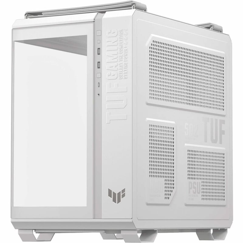 ASUS TUF GAMING GT502 HORIZON WHITE ATX MID-TOWER GAMING CASE - Thumbnail 4