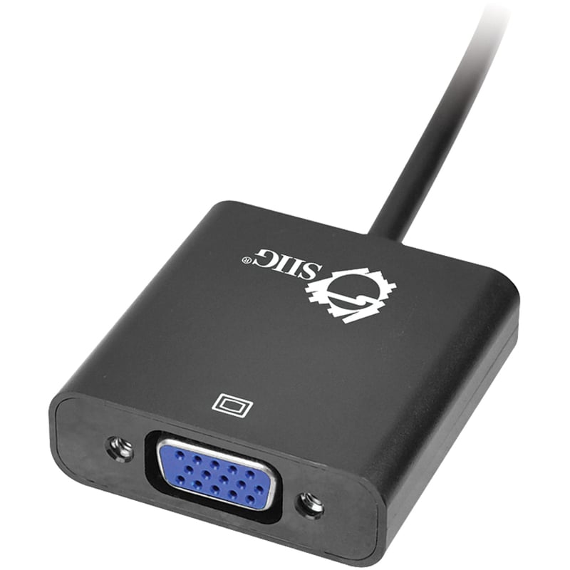 SIIG DisplayPort to VGA active Adapter Converter, DP to VGA, 1080p - Thumbnail 3