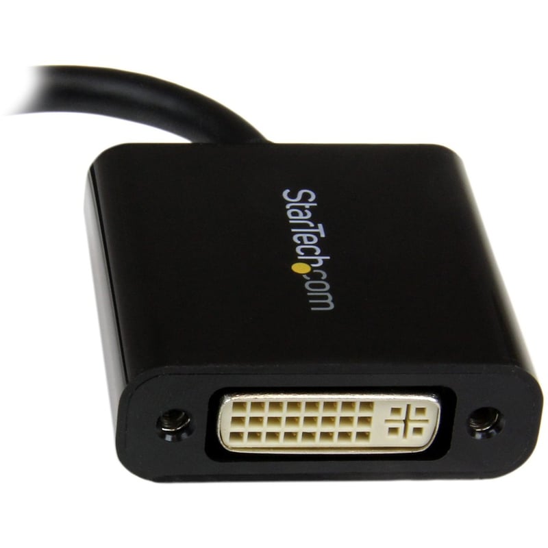 StarTech.com Mini DisplayPort to DVI Adapter, Mini DP to DVI-D Single Link Converter, 1080p Video, Passive, mDP 1.2 to DVI Monitor/Display - Thumbnail 3