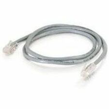 Quiktron Q-Series Patch Cords, CAT5E, Non-Booted, Gray, 5 FT
