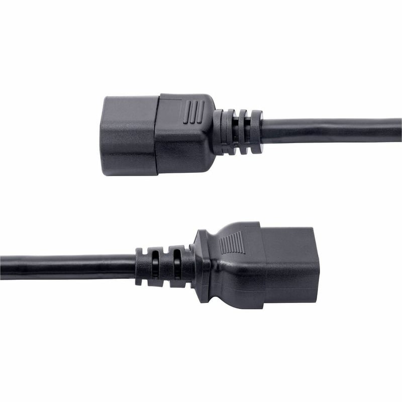 StarTech.com 6ft (1.8m) Heavy Duty Power Cord, C14 to C19, 15A 250V, 14AWG, PDU Power Cord, Server Power Cable, UL Listed - Thumbnail 3