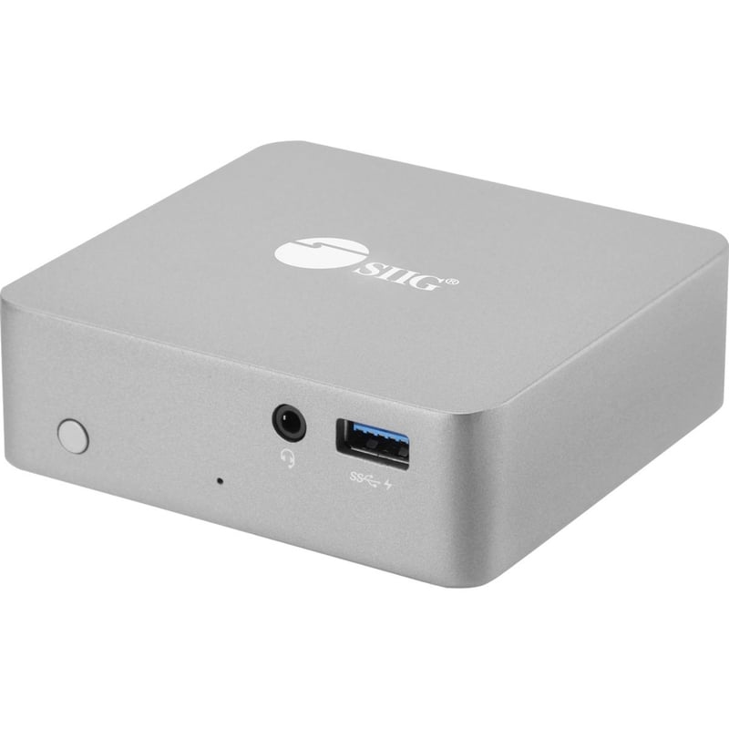 SIIG Aluminum USB-C Mini Docking Station with PD - Thumbnail 1
