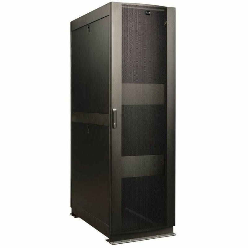 Tripp Lite by Eaton 42U SmartRack Seismic-Certified Standard-Depth Rack Enclosure Cabinet with doors & side panels - Thumbnail 1