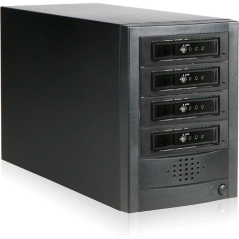 RAIDage JAGE5BT4-T7DE Drive Enclosure 12Gb/s SAS, SATA/600 - Mini-SAS HD Host Interface Tower - Black - Thumbnail 2