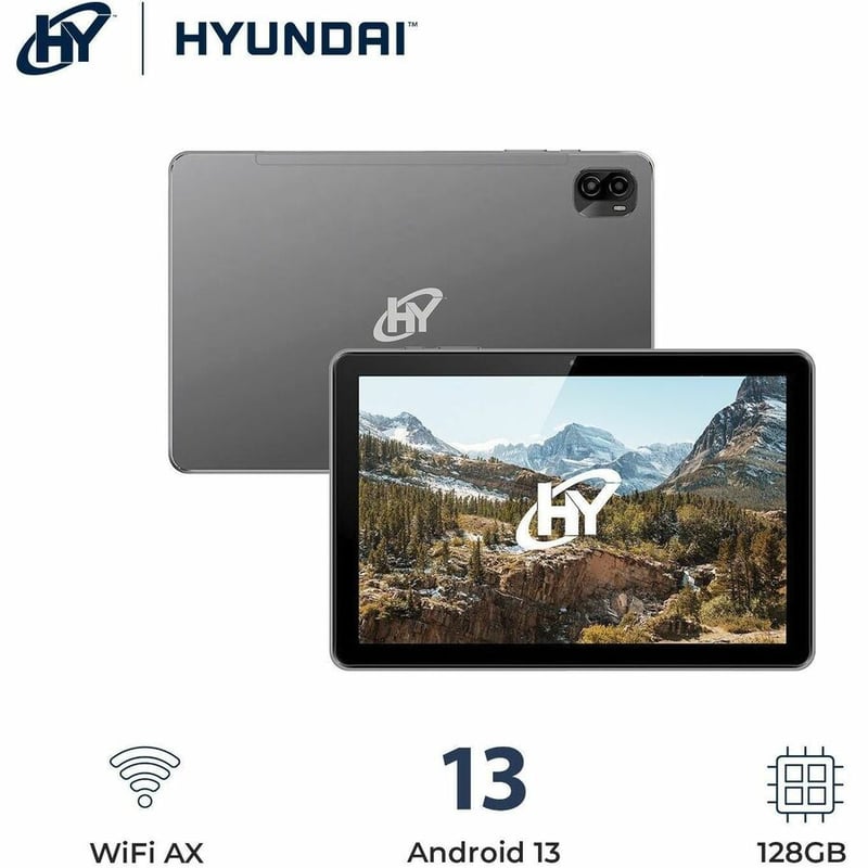 Hyundai HyTab Plus 10WB3 Tablet - 10.1" HD - Allwinner A523 - 4 GB - 128 GB SSD - Android 13 - Space Gray - Thumbnail 3