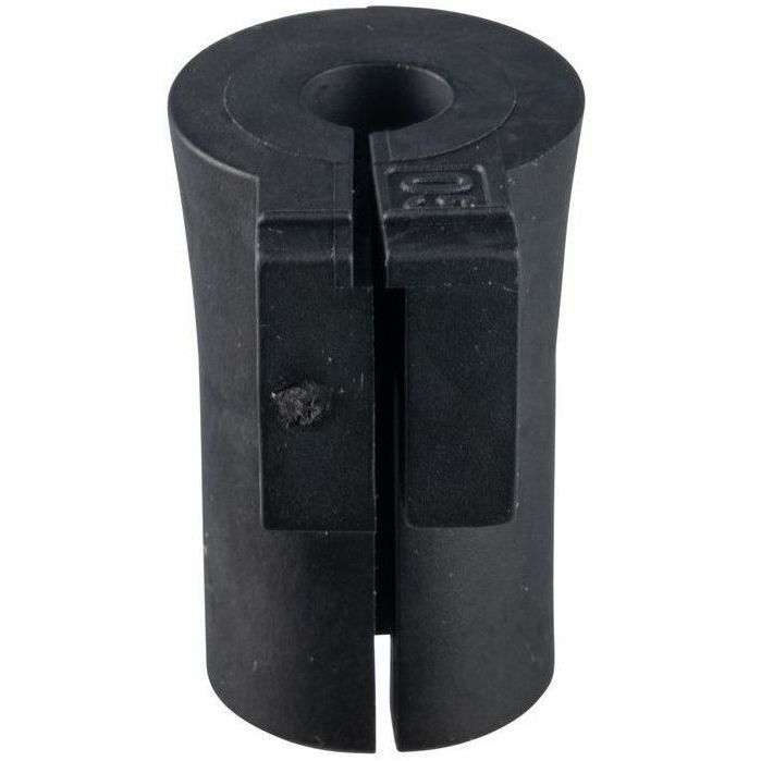 Panduit Cable Entry Grommet, Single, Small, 0.20"-0.24" , Black TPE, 12 PC - Thumbnail 1