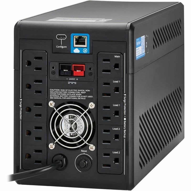 CLOUD-CONNECTED UPS 1400VA 1000 120V AVR REMOTE MONITOR 10-OUT LCD - Thumbnail 5