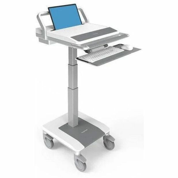 Capsa Healthcare - T7 Non-Powered Cart (T75-N-1L00025) - Non-Powered Mobile Computing Cart - No Power System - Manual Lift - No Battery - Thumbnail 3