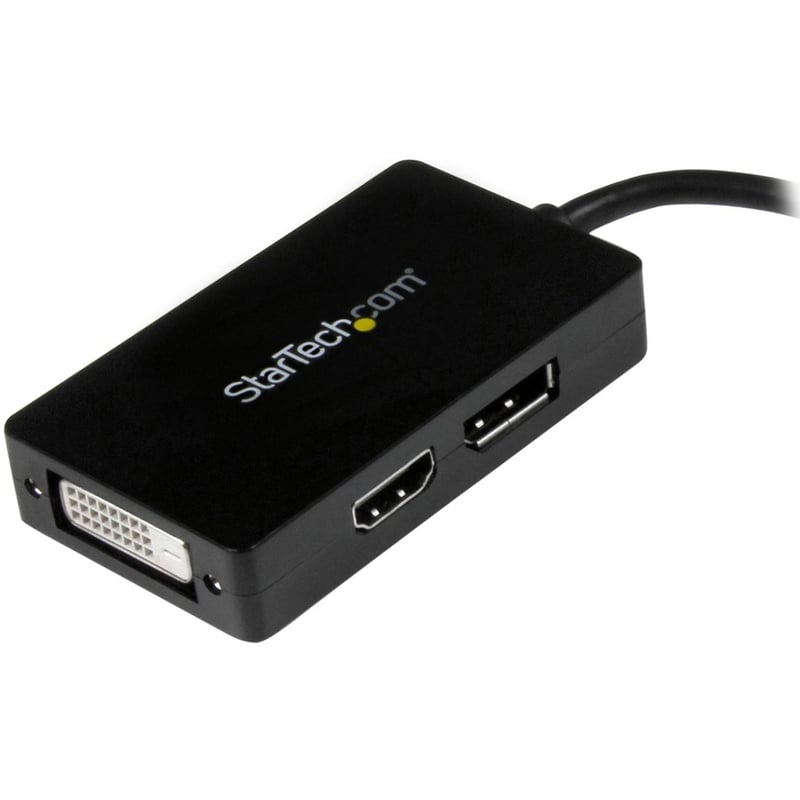 StarTech.com Travel A/V adapter - 3-in-1 Mini DisplayPort to DisplayPort DVI or HDMI converter - Thumbnail 2