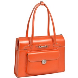 McKleinUSA Wenonah Carrying Case (Briefcase) for 15.4" Notebook - Orange - Thumbnail 3