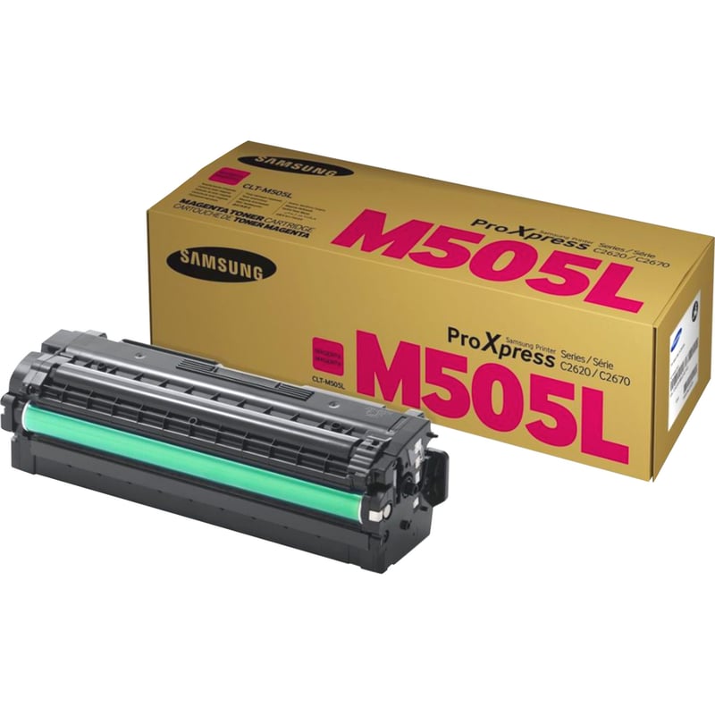 Samsung CLT-M505L (SU304A) Toner Cartridge - Magenta - Thumbnail 2