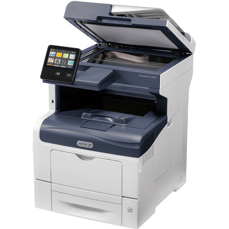 Xerox VersaLink C405/DNM Laser Multifunction Printer-Color-Copier/Fax/Scanner-36 ppm Mono/Color Print-600x600 Print-Automatic Duplex Print-80000 Pages Monthly-700 sheets Input-Color Scanner-600 Optical Scan-Color Fax-Gigabit Ether - Thumbnail 1