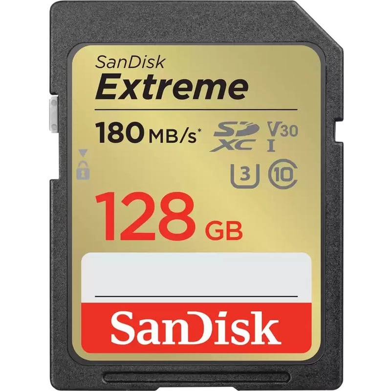 EXTREME SD 180/90MB/S RW C10 UHS U3 V30 RPD1 4X6 BLISTER W/JC