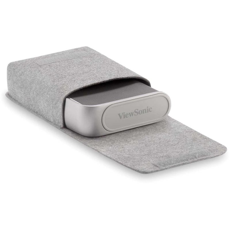 ViewSonic M1+ Portable LED Projector with Auto Keystone, Dual Harman Kardon Bluetooth Speakers and HDMI, USB C, Stream Netflix with Dongle (M1PLUS)
