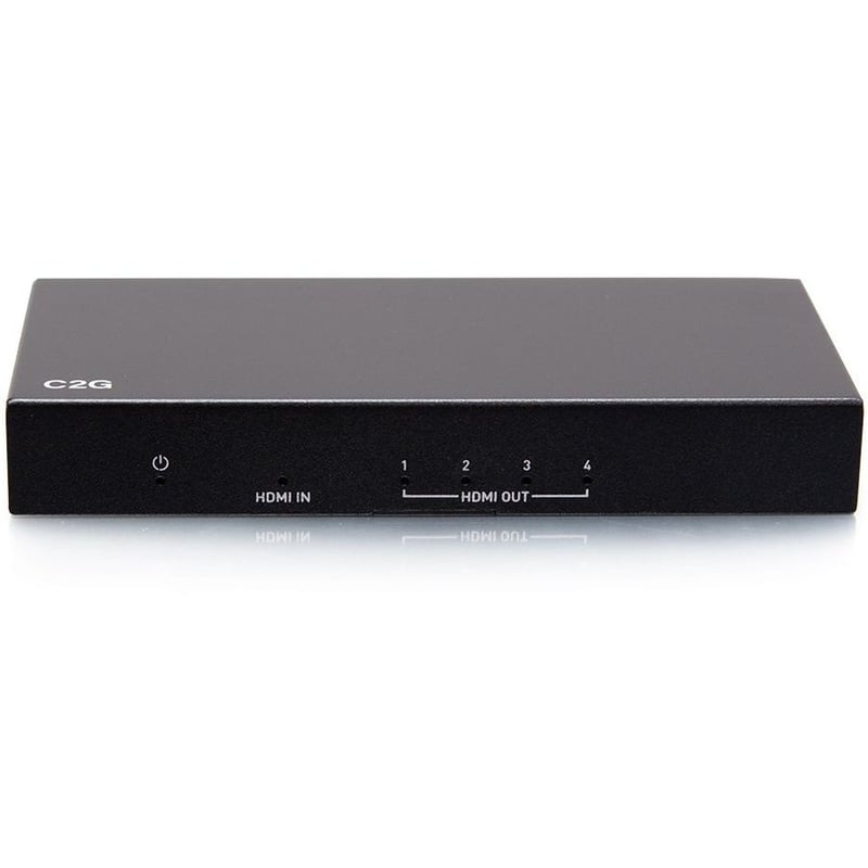 C2G 4-Port HDMI Distribution Amplifier Splitter - 4K 60Hz - Thumbnail 3