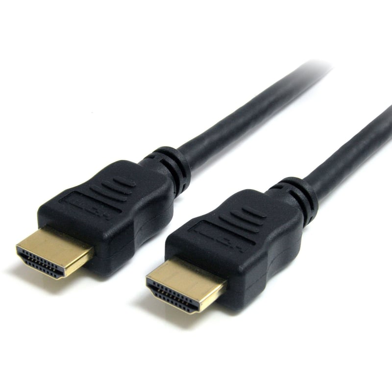 StarTech.com 10ft HDMI Cable, 4K High Speed HDMI Cable with Ethernet, 4K 30Hz UHD HDMI Cord M/M, 4K HDMI 1.4 Video/Display Cable, Black - Thumbnail 1