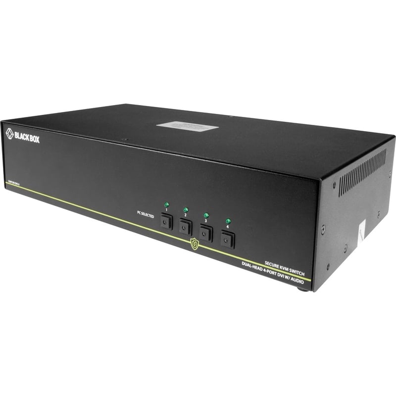 Black Box NIAP 3.0 Secure 4-Port Dual-Head DVI-I KVM Switch - Thumbnail 3