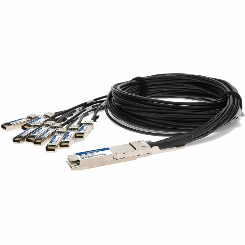 AddOn Arista Networks® CAB-O-8S-200G-1M Compatible TAA Compliant 200GBase-CU OSFP to 8xSFP28 Direct Attach Cable (Passive Twinax, 1m) - Thumbnail 1