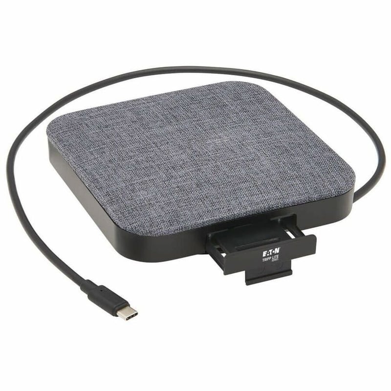 Eaton Tripp Lite Series USB-C Dock with Optional Internal Hard Drive, 4K HDMI, USB 3.x (5Gbps), USB-A/USB-C Hub, SATA III, 100W PD Charging, Gray - Thumbnail 5
