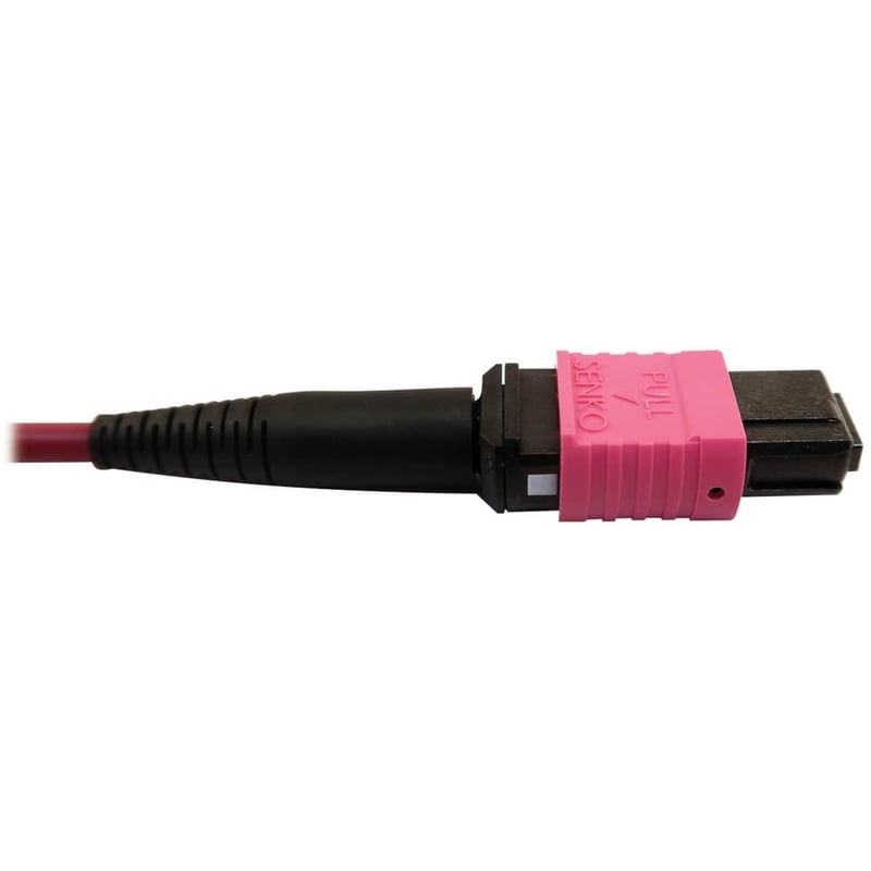 Eaton Tripp Lite Series 400G Multimode 50/125 OM4 Plenum Fiber Optic Cable, 16F MTP/MPO-APC to MTP/MPO-UPC (F/F), Magenta, 1 m - Thumbnail 5