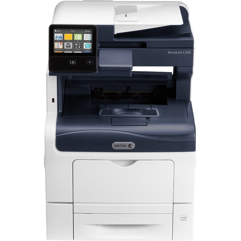 Xerox VersaLink C405/DNM Laser Multifunction Printer-Color-Copier/Fax/Scanner-36 ppm Mono/Color Print-600x600 Print-Automatic Duplex Print-80000 Pages Monthly-700 sheets Input-Color Scanner-600 Optical Scan-Color Fax-Gigabit Ether - Thumbnail 4