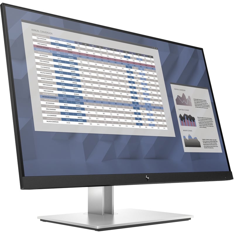 HP E27 G4 27" Class Full HD LCD Monitor - 16:9 - Black - Thumbnail 1