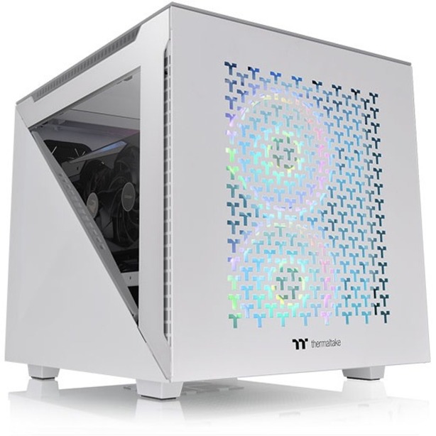Thermaltake Divider 200 TG Air Snow Micro Chassis - Thumbnail 4