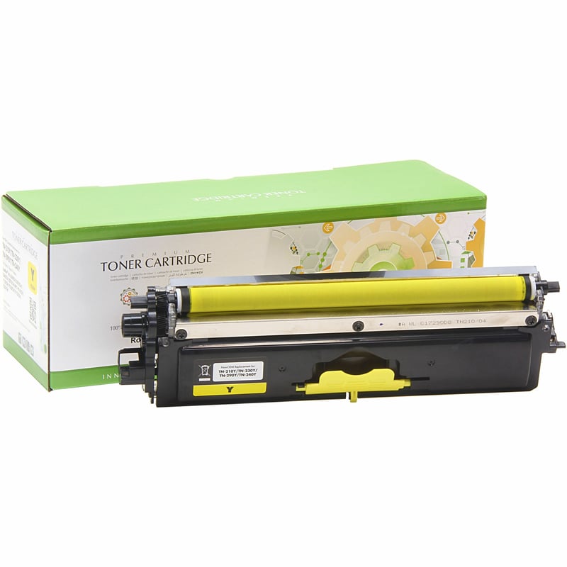 Static Control Laser Toner Cartridge - Alternative for Brother TN230Y,TN210Y - Yellow - 1.0 Pack