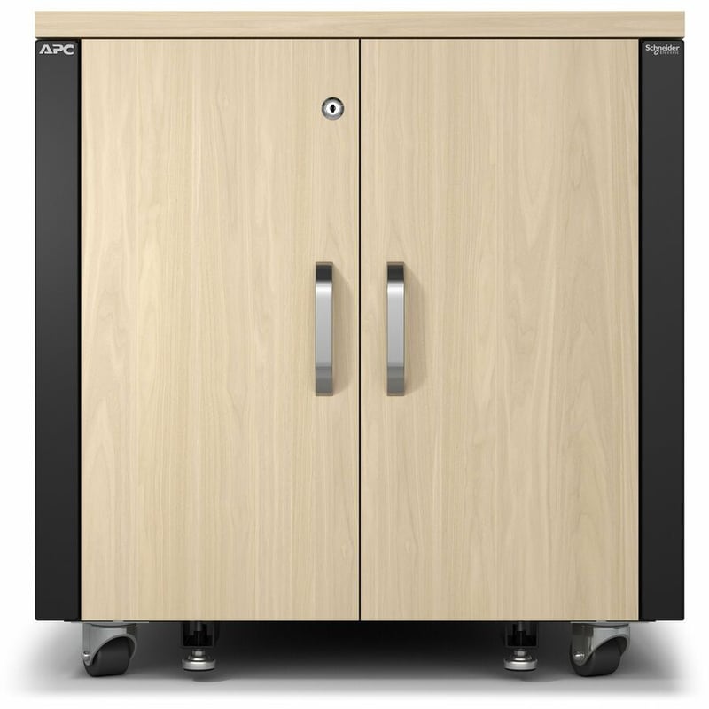 APC by Schneider Electric NetShelter Soundproof, 12U, Server Rack Enclosure, Maple - Thumbnail 4
