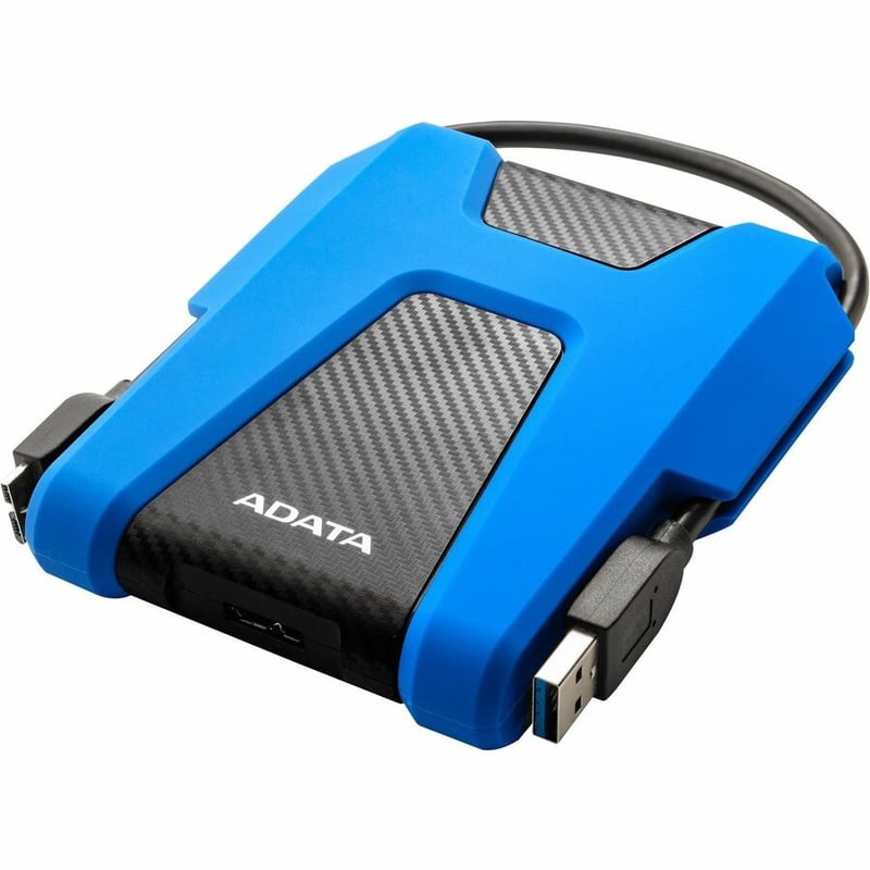 Adata HD680 AHD680-1TU31-CBL 1 TB Portable Hard Drive - External - Blue - Thumbnail 3