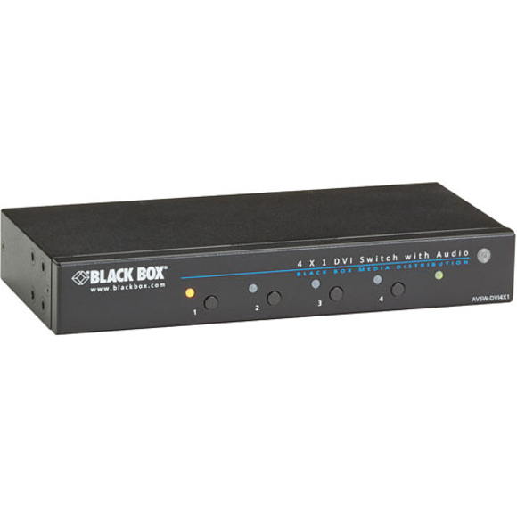 Black Box 4 x 1 DVI Switch with Audio - Thumbnail 3