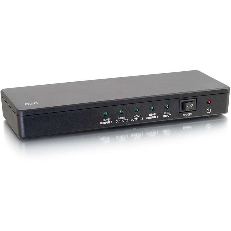 C2G 4-Port 4K HDMI Splitter - Distribution Amplifier - Thumbnail 1