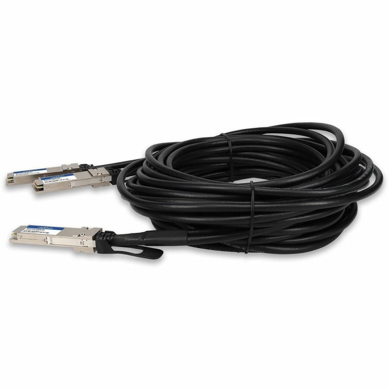 AddOn Mellanox® MCA7J50-H003R Compatible TAA 200GBase-CU QSFP56 to 2xQSFP56 Direct Attach Cable (Active Twinax, 3m, Infiniband HDR) - Thumbnail 2