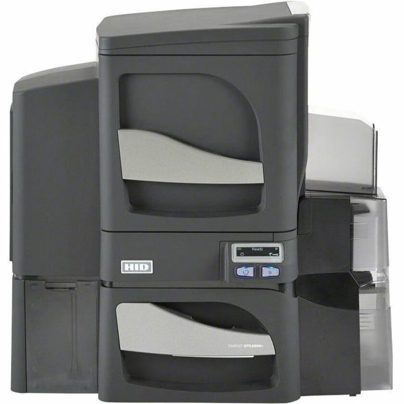 Fargo DTC4500E Single Sided Desktop Dye Sublimation/Thermal Transfer Printer - Color - Card Print - Fast Ethernet - USB - USB Host - Thumbnail 4