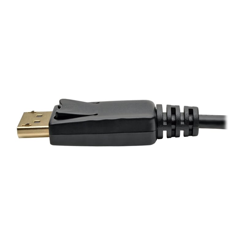 Eaton Tripp Lite Series Mini DisplayPort to DisplayPort Adapter Cable, 4K 60 Hz (M/M), DP Latching Connector, Black, 6 ft. (1.8 m) - Thumbnail 5