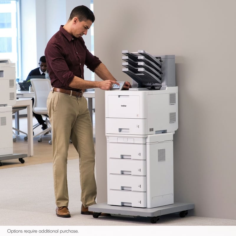 Brother Workhorse HL-L9430CDN Enterprise Color Laser Printer with Fast Printing, Large Paper Capacity, and Advanced Security Features - Thumbnail 4