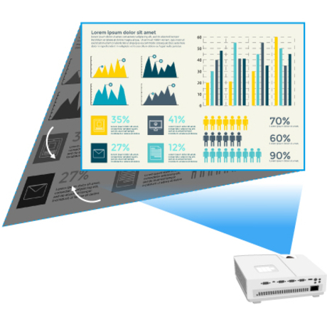 BenQ MH733 3D Ready DLP Projector - 16:9 - Thumbnail 4