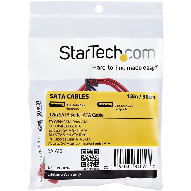 StarTech.com 12in SATA Serial ATA Cable - Thumbnail 4