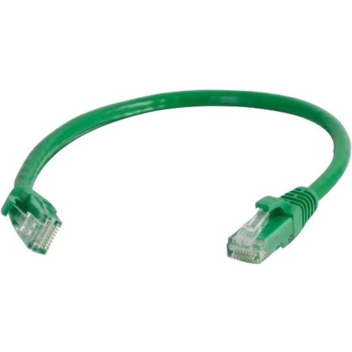 Quiktron Q-Series Patch Cords, Cat6, Booted, Green, 25 ft - Thumbnail 1