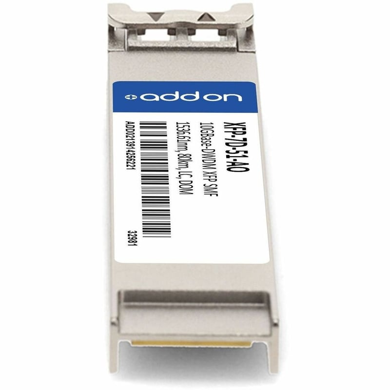 AddOn Rad® XFP-7D-51 Compatible TAA 10GBase-DWDM XFP Transceiver 100GHz (SMF, 1536.61nm, 80km, LC, DOM) - Thumbnail 4