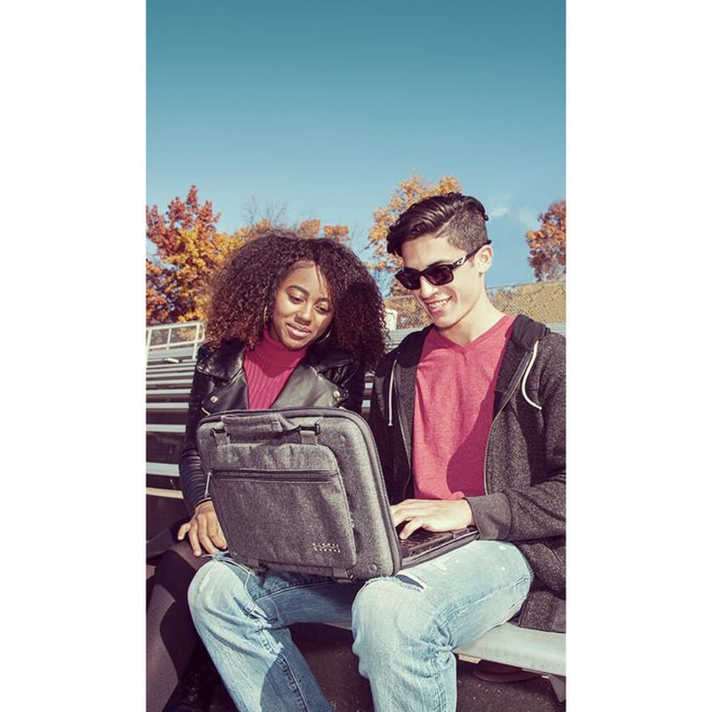 Higher Ground Shuttle 3.0 Carrying Case for 14" Apple, Microsoft Notebook - Gray - Thumbnail 5