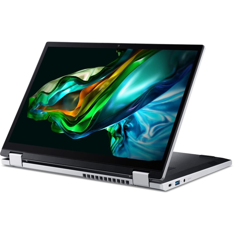 Acer A3SP14-31PT A3SP14-31PT-38YA 14" Touchscreen 2 in 1 Notebook - WUXGA - Intel Core i3 i3-N305 - 8 GB - 256 GB SSD - Pure Silver - Thumbnail 2