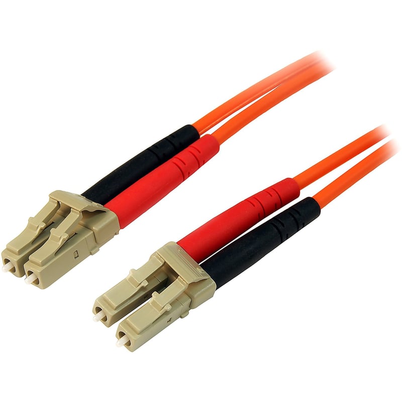 StarTech.com 10m Fiber Optic Cable - Multimode Duplex 50/125 - LSZH - LC/LC - OM2 - LC to LC Fiber Patch Cable - Thumbnail 1
