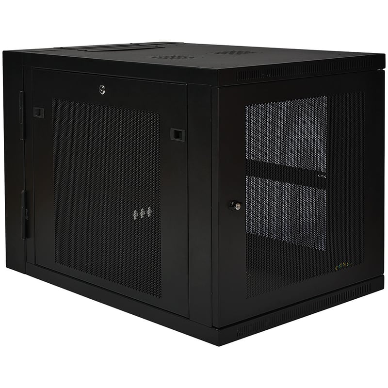 Tripp Lite series SmartRack 12U Extended-Depth Wall-Mount Rack Enclosure Cabinet