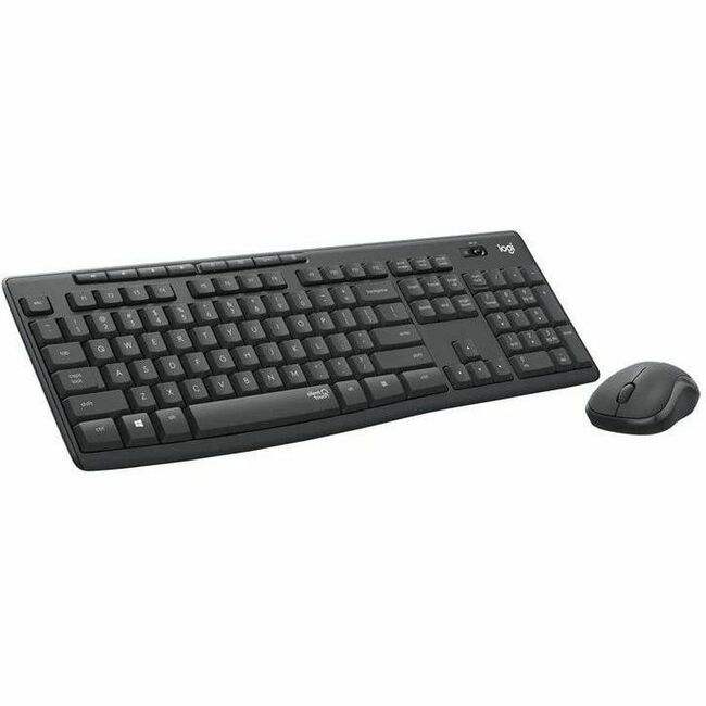 Lenovo Logitech MK295 Silent Wireless Keyboard and Mouse Combo - Graphite - Thumbnail 1