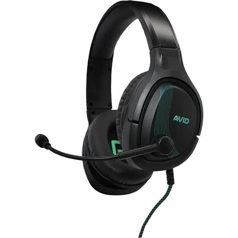AVID AVIGA USB GAMING HEADSET NOISE CANCELLING MIC VOLUME CONTROL - Thumbnail 1