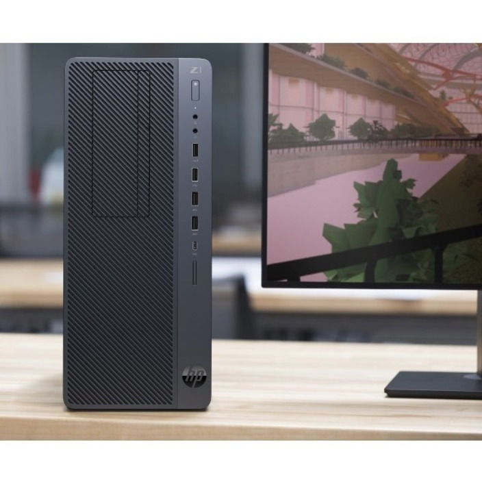 HP Z1 G5 Workstation - Intel Core i7 9th Gen i7-9700 - 16 GB - 256 GB SSD - Tower - Thumbnail 2