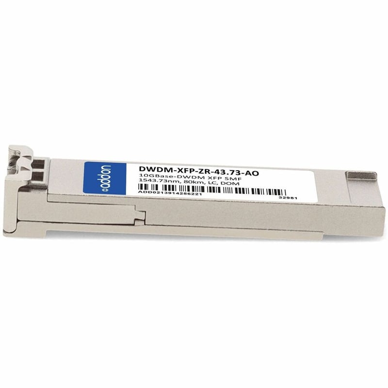 AddOn Cisco® DWDM-XFP-ZR-43.73 Compatible TAA 10GBase-DWDM XFP Transceiver 100GHz (SMF, 1543.73nm, 80km, LC, DOM) - Thumbnail 2