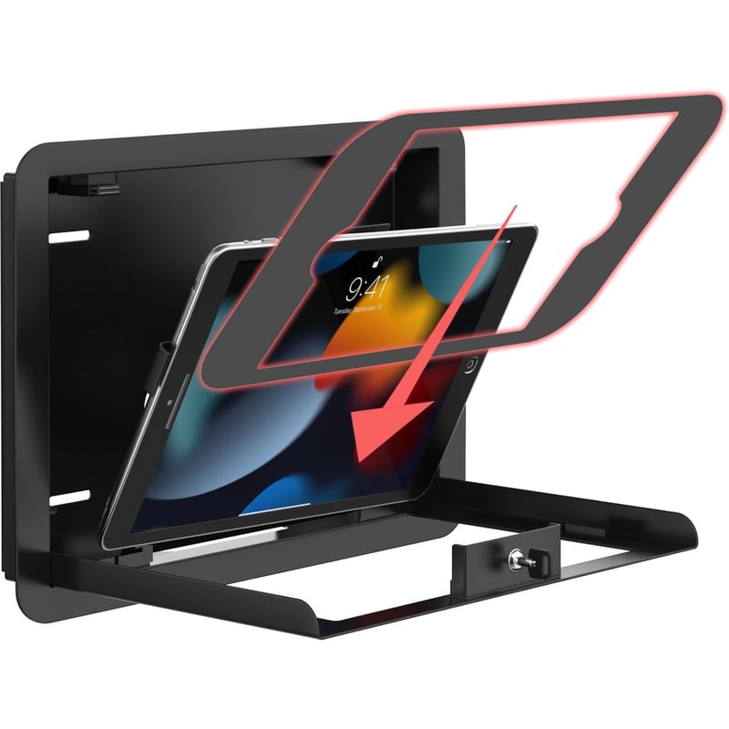 CTA Digital Universal Flush-to-Wall Mount and Secure Locking Enclosure - Thumbnail 2