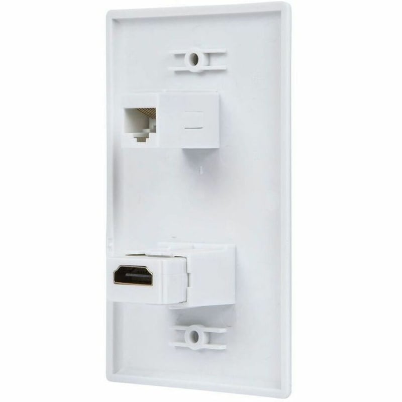 MONOPRICE RECESSED HDMI WALL PLATE_ WITH 1 HDMI F/F ADAPTER & 1RJ45 CAT5E COUPLE - Thumbnail 2